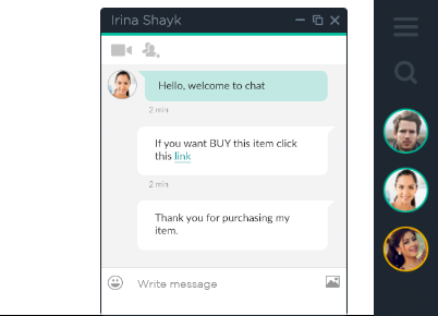 Material Modern Chat